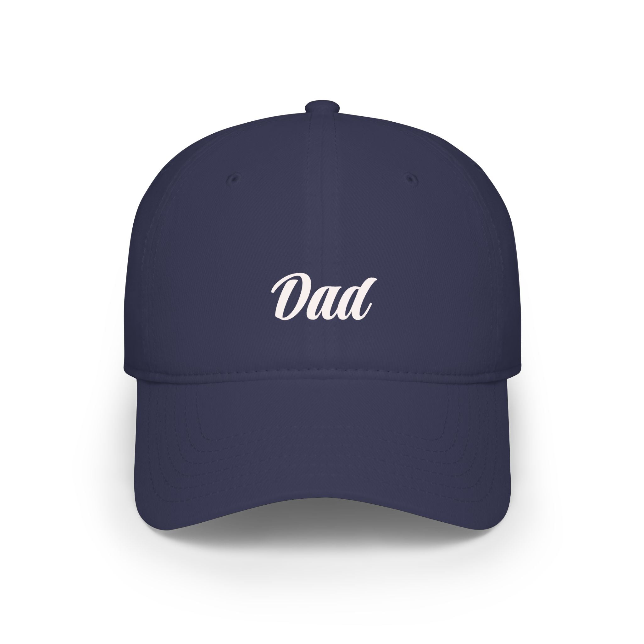 Dad Embroidered Low Profile Baseball Cap — Classic Beige Father's Day Hat
