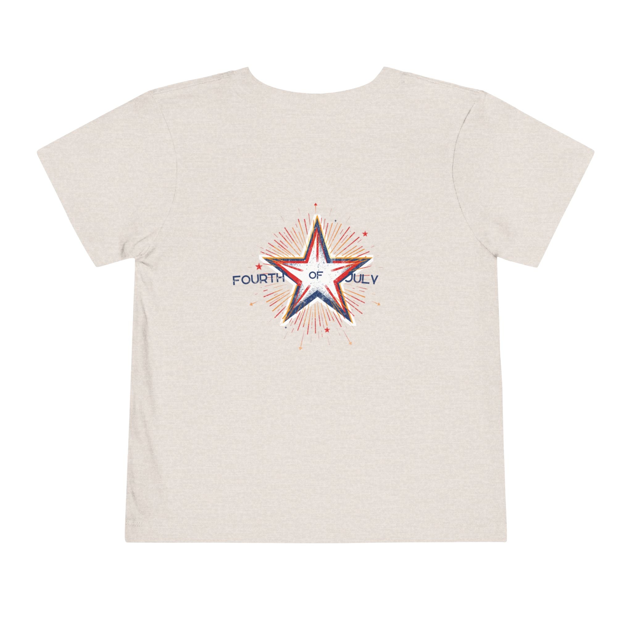 Toddler Tee - '2026' Red White Blue Star Fourth of July Kids Shirt