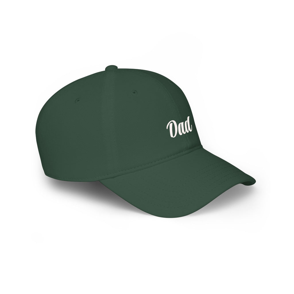 Dad Embroidered Low Profile Baseball Cap — Classic Beige Father's Day Hat