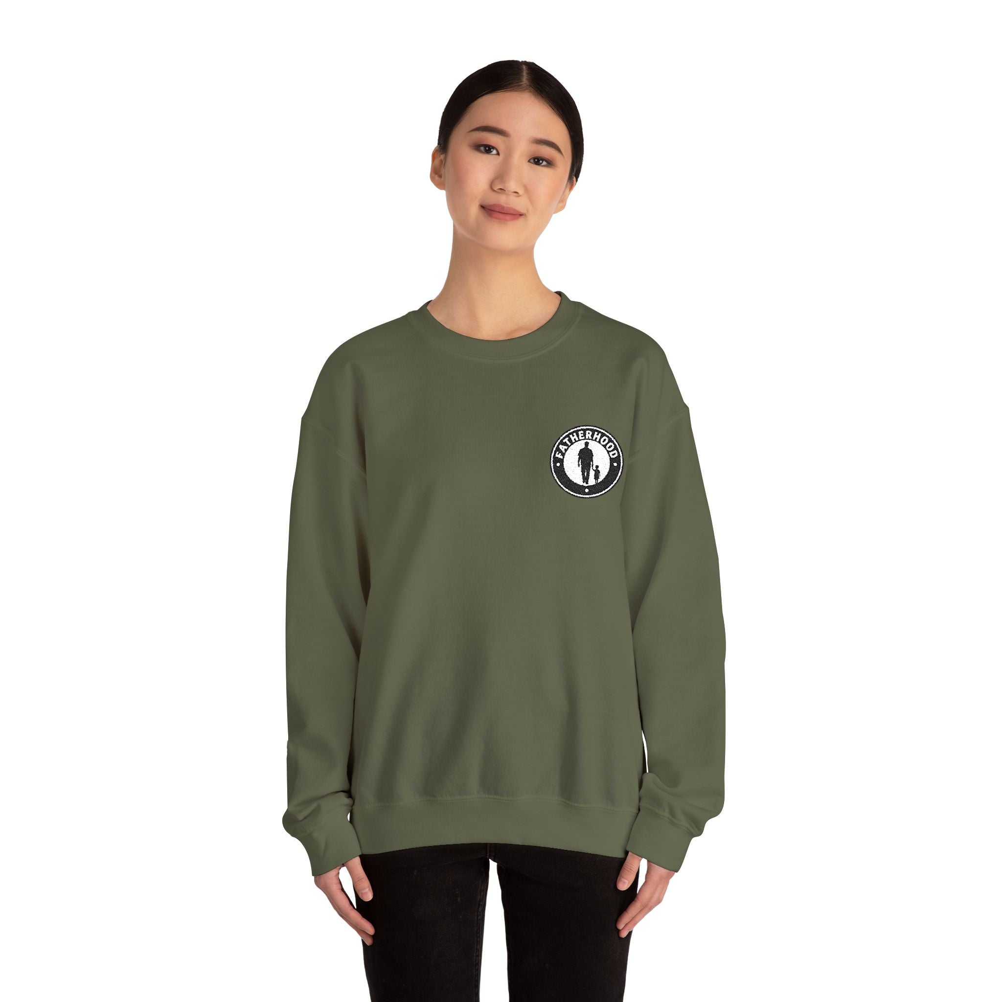'Fatherhood' Logo Crewneck Sweatshirt
