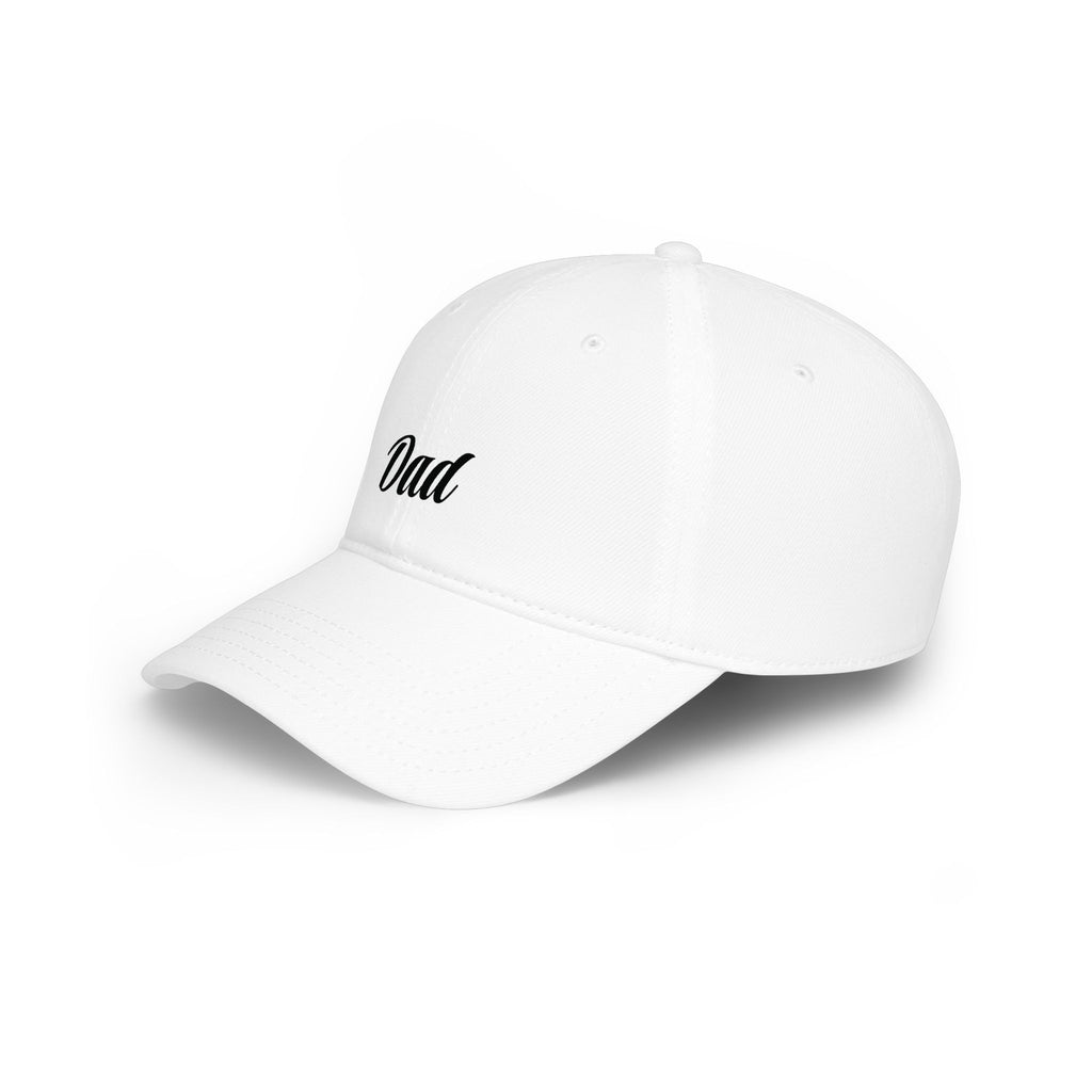 Dad Embroidered Low Profile Baseball Cap — Classic Beige Father's Day Hat