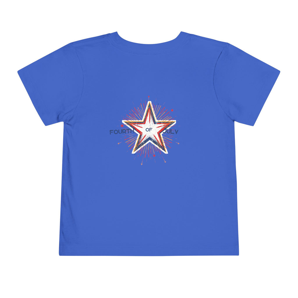 Toddler Tee - '2026' Red White Blue Star Fourth of July Kids Shirt