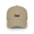 Dad Embroidered Low Profile Baseball Cap — Classic Beige Father's Day Hat