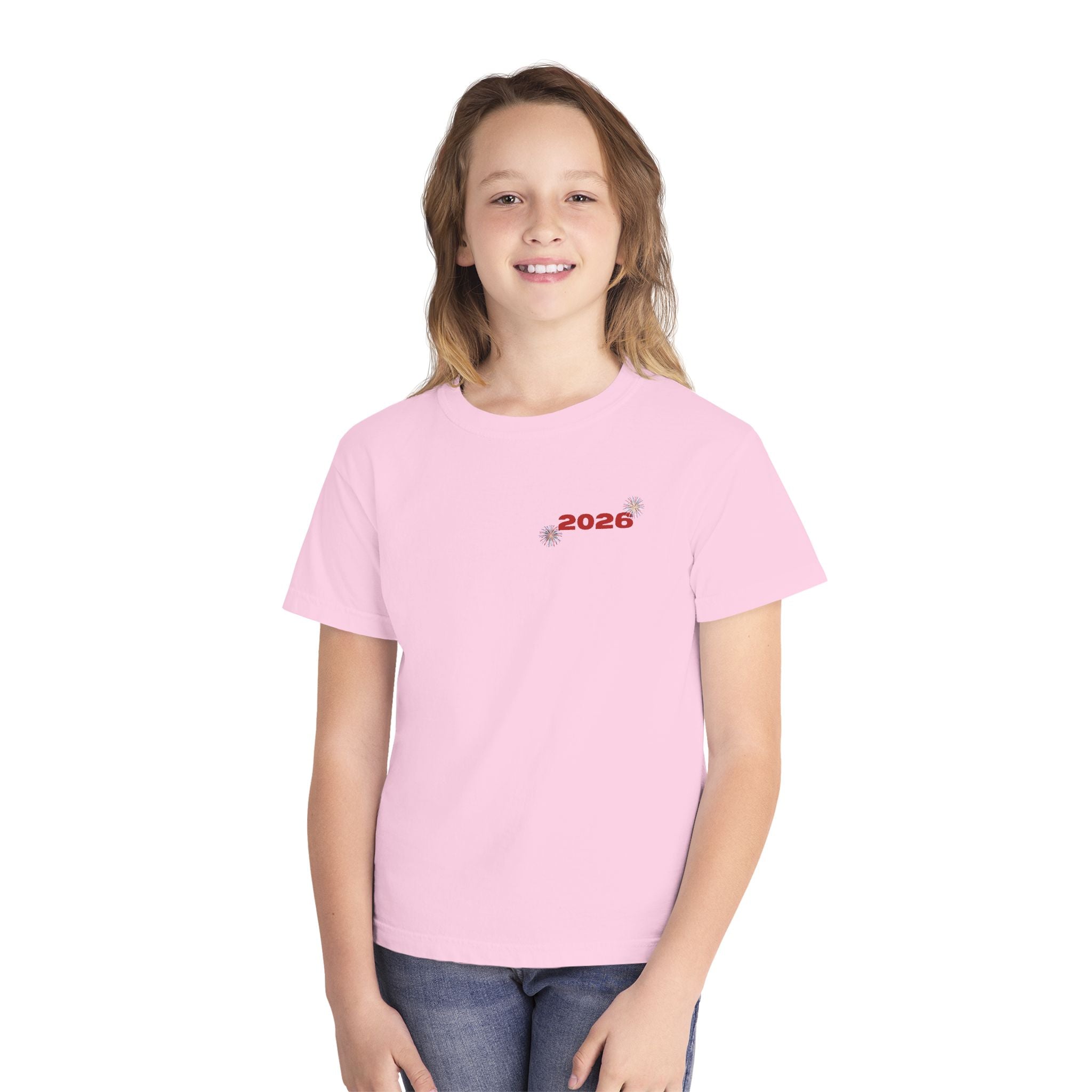 Fourth of July Youth Tee — Star Fireworks 2026 Patriotic Shirt