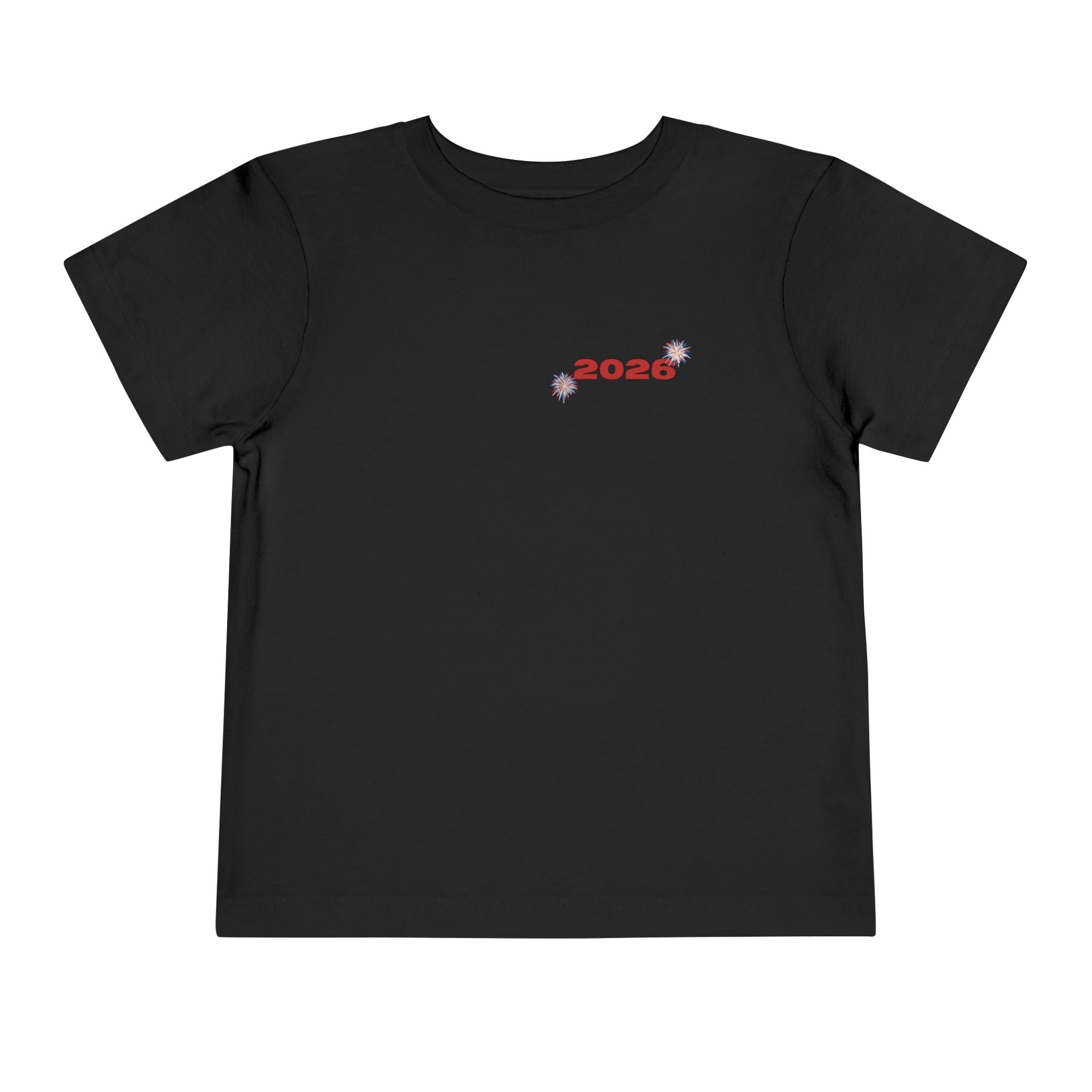 Toddler Tee - '2026' Red White Blue Star Fourth of July Kids Shirt