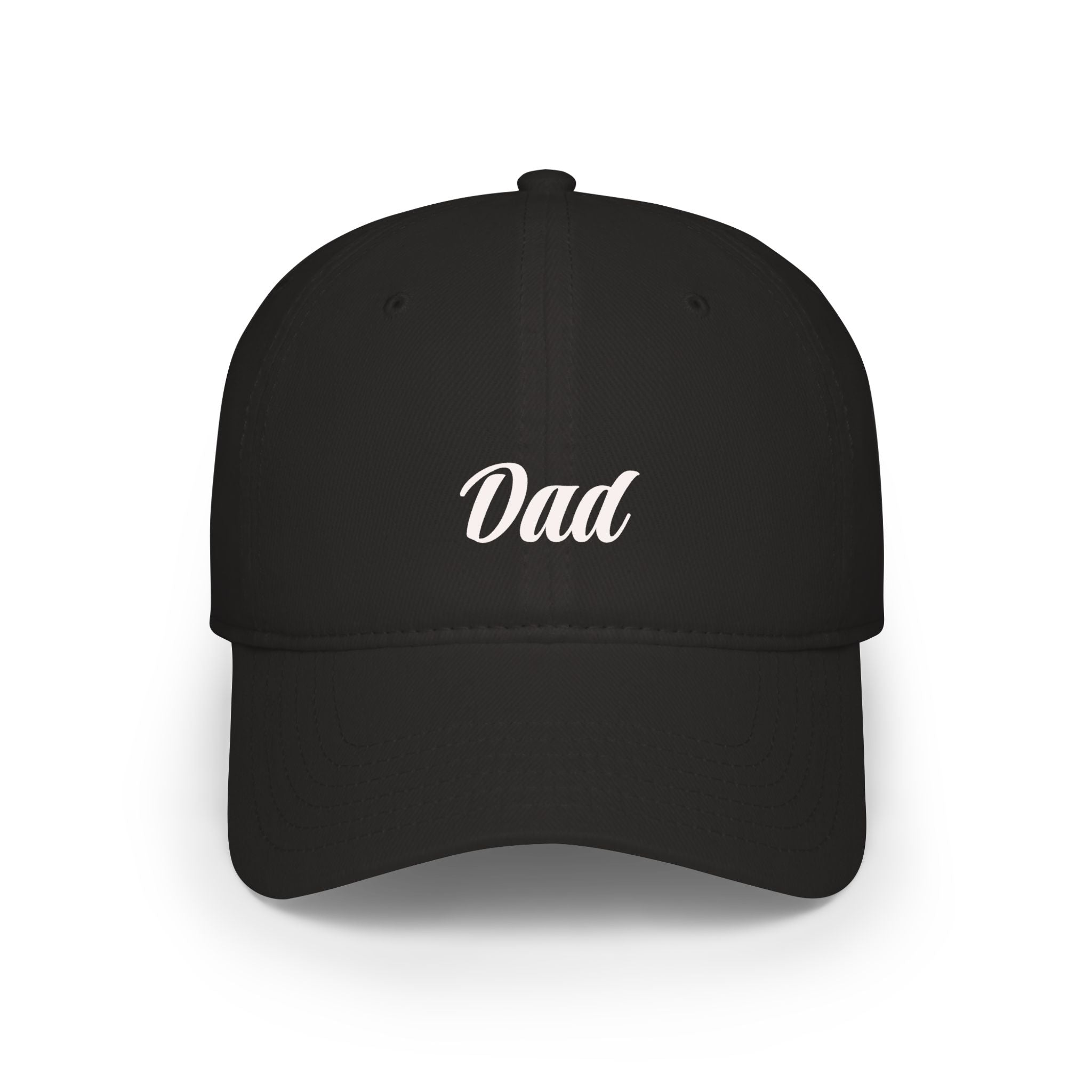 Dad Embroidered Low Profile Baseball Cap — Classic Beige Father's Day Hat