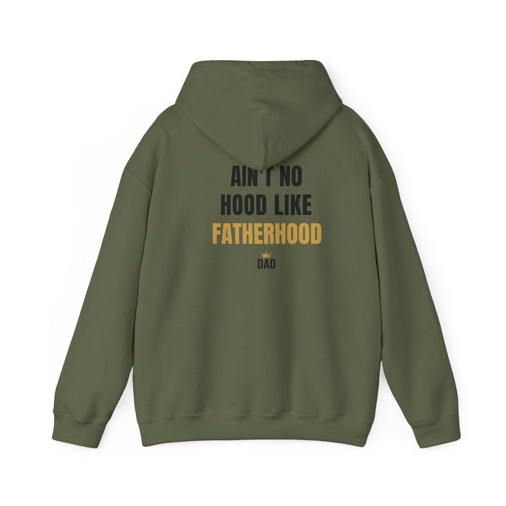 Fatherhood Hoodie — “Ain’t No Hood Like Fatherhood” Dad Pullover