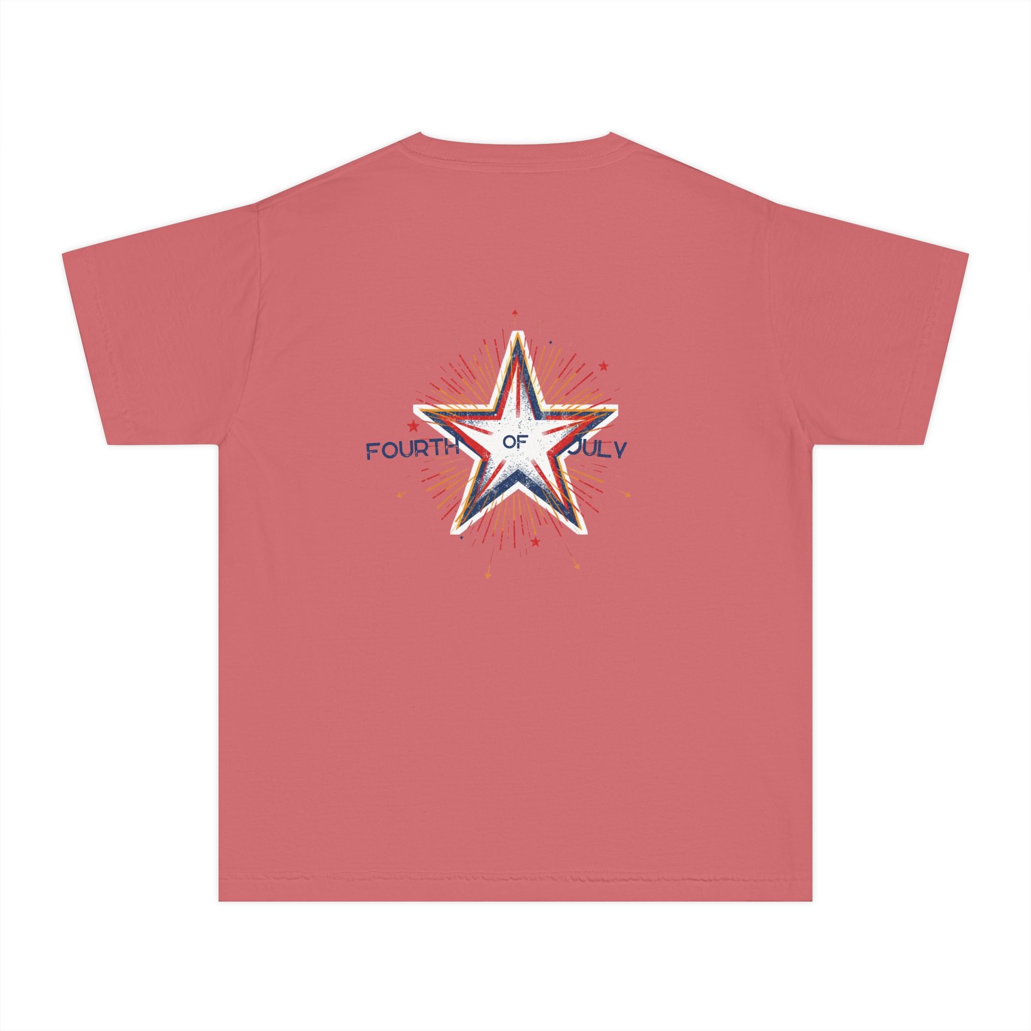 Fourth of July Youth Tee — Star Fireworks 2026 Patriotic Shirt