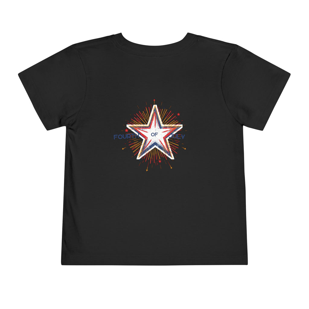 Toddler Tee - '2026' Red White Blue Star Fourth of July Kids Shirt