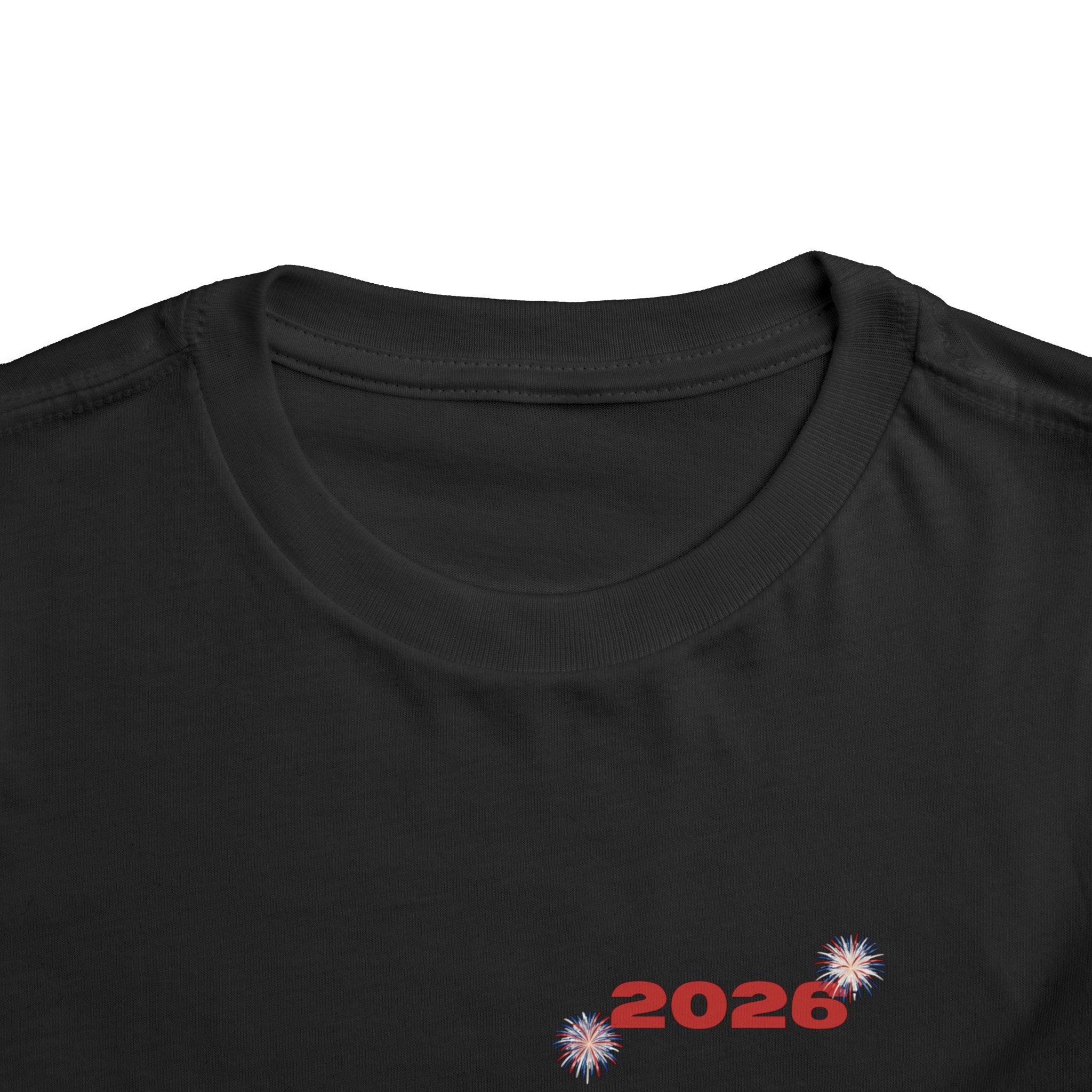 Toddler Tee - '2026' Red White Blue Star Fourth of July Kids Shirt