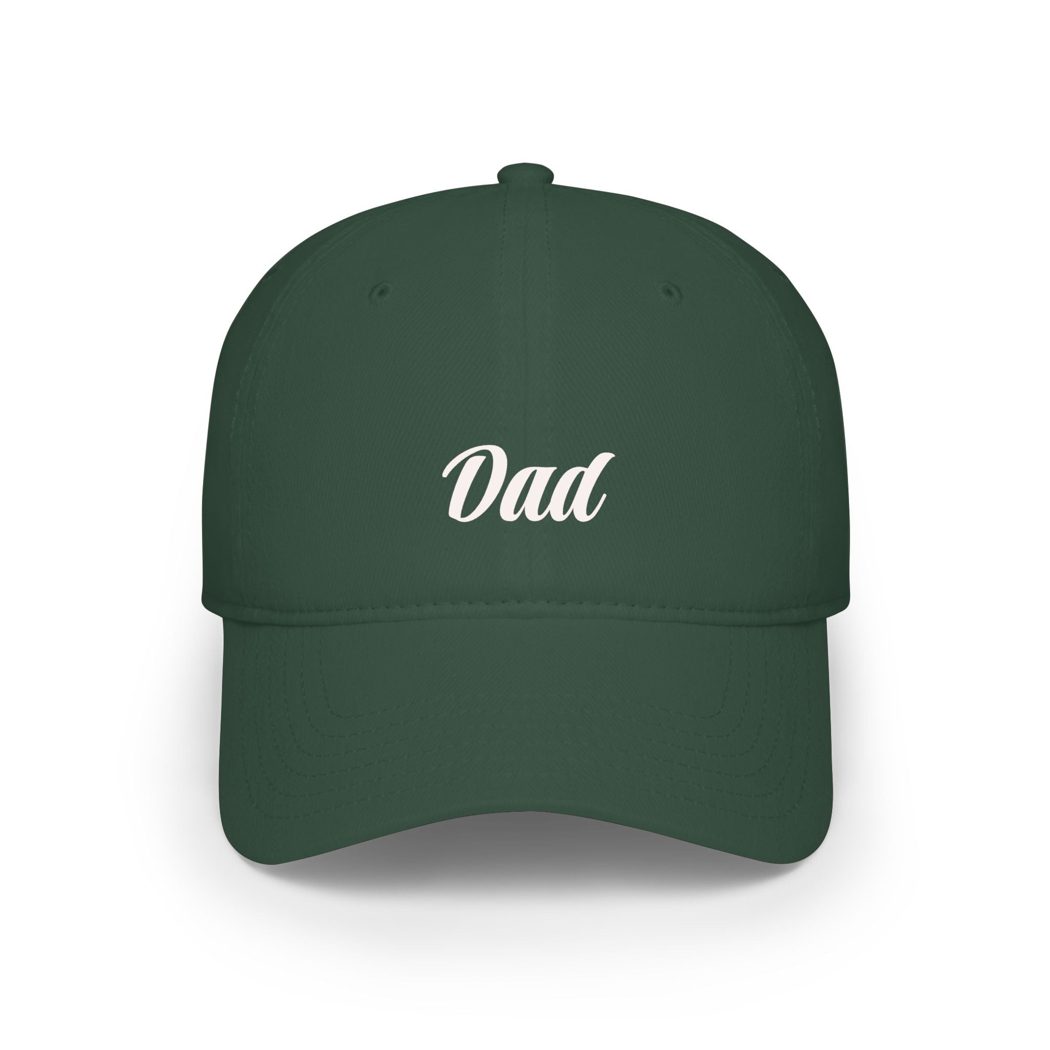 Dad Embroidered Low Profile Baseball Cap — Classic Beige Father's Day Hat
