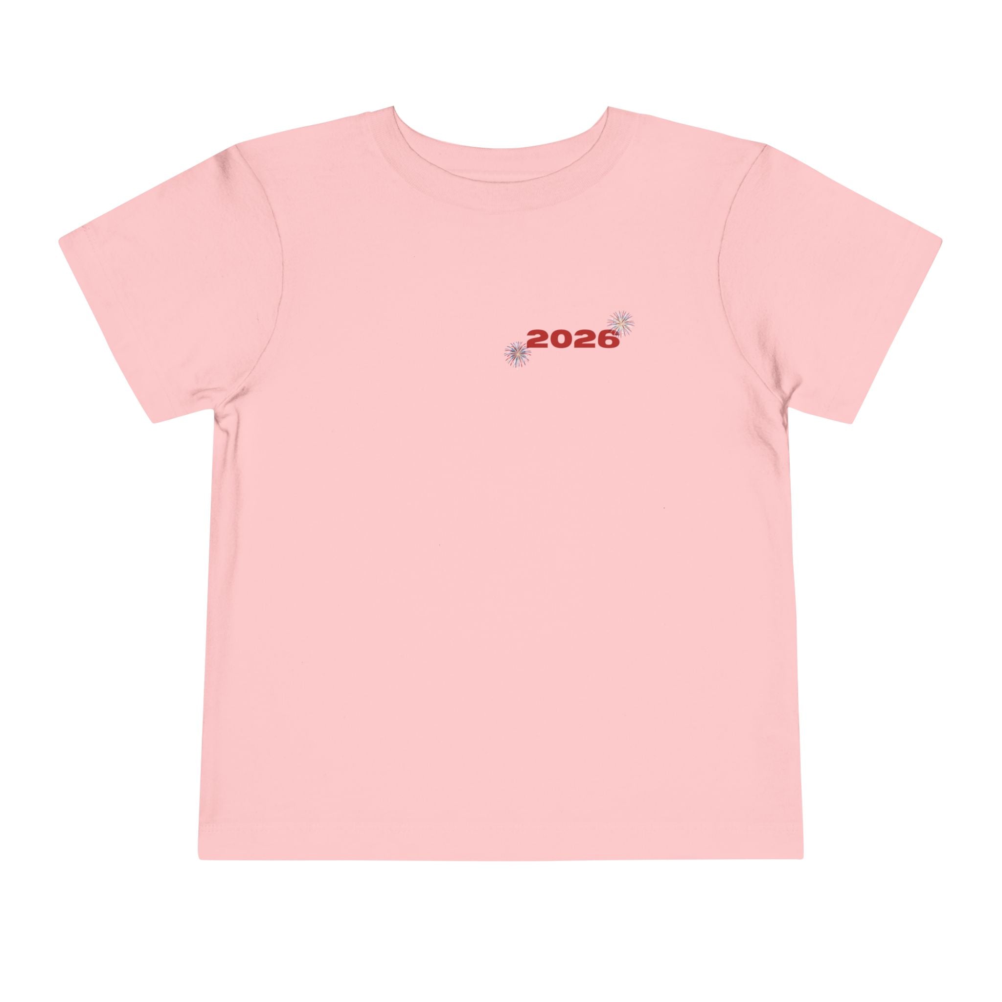 Toddler Tee - '2026' Red White Blue Star Fourth of July Kids Shirt