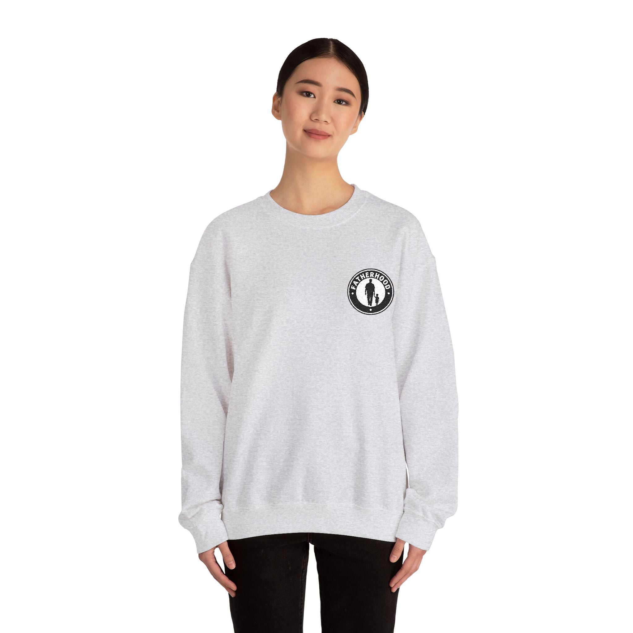 'Fatherhood' Logo Crewneck Sweatshirt