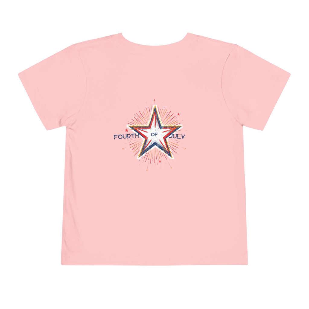 Toddler Tee - '2026' Red White Blue Star Fourth of July Kids Shirt