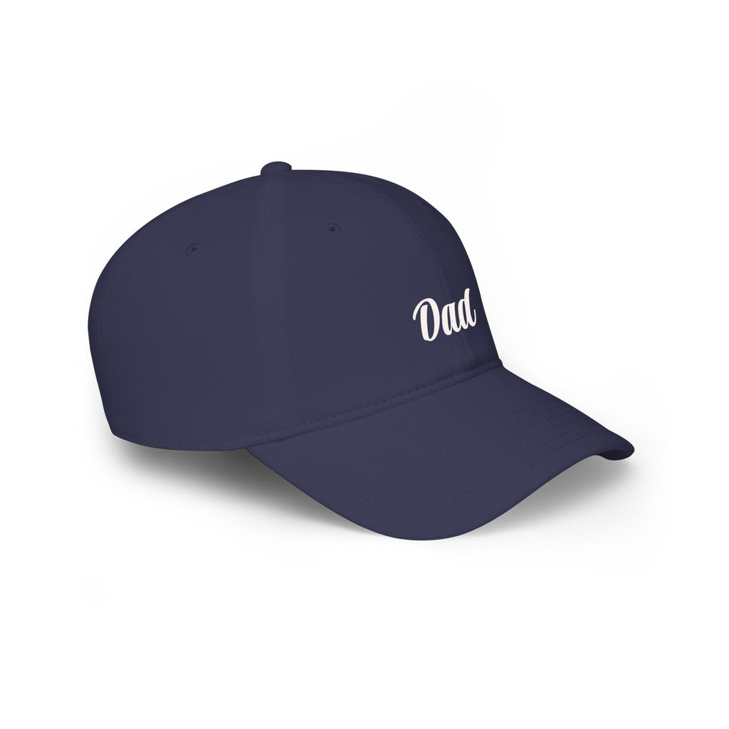 Dad Embroidered Low Profile Baseball Cap — Classic Beige Father's Day Hat