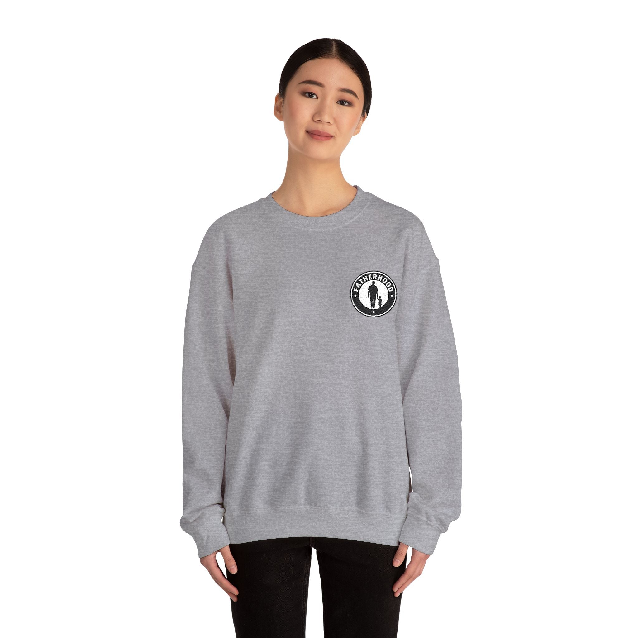 'Fatherhood' Logo Crewneck Sweatshirt