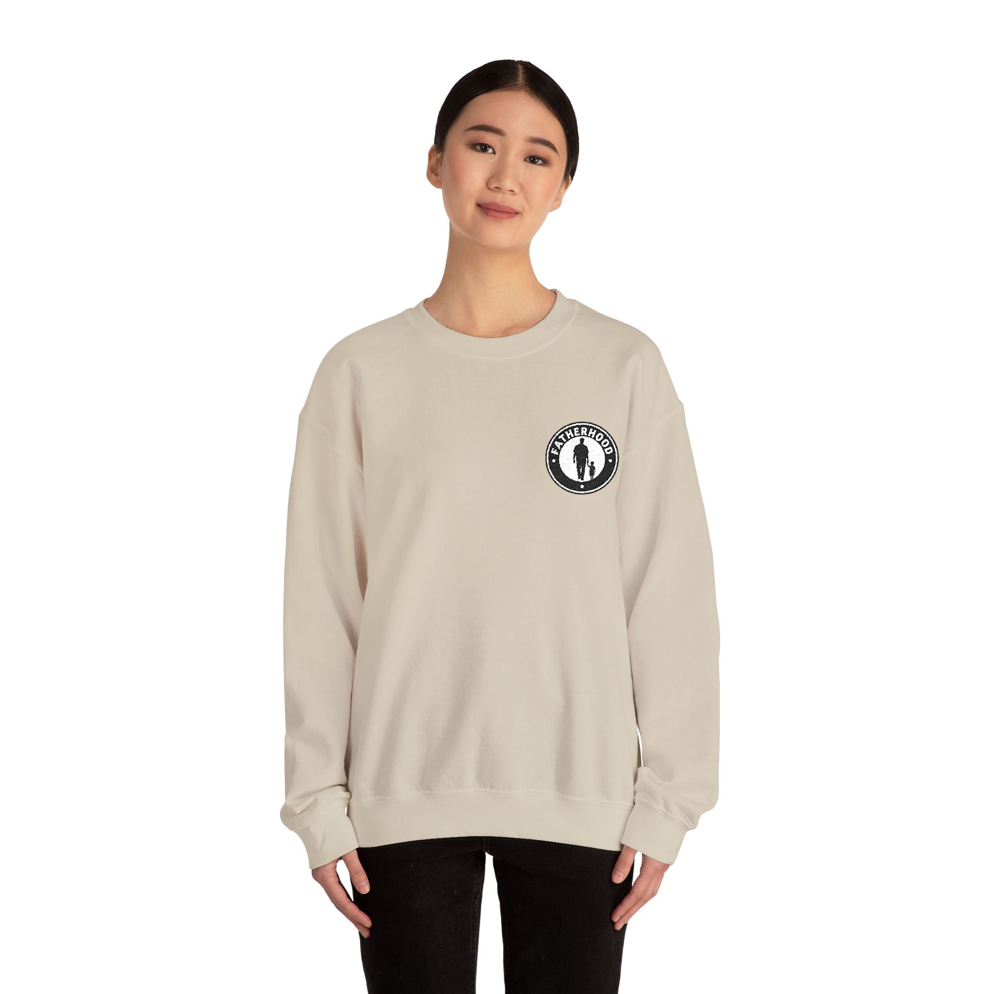 'Fatherhood' Logo Crewneck Sweatshirt