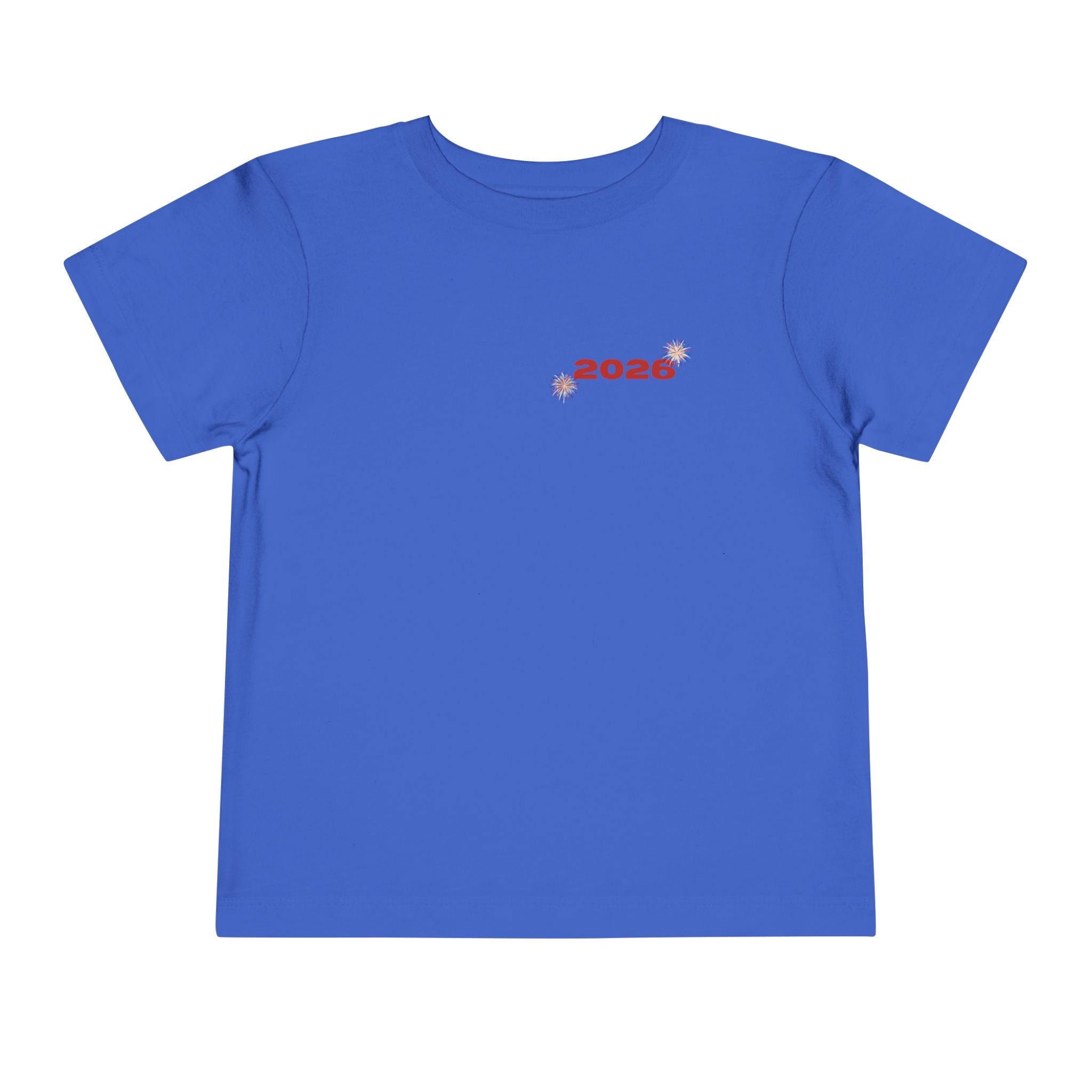 Toddler Tee - '2026' Red White Blue Star Fourth of July Kids Shirt